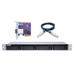 QNAP 4-BAY 1U Rackmount SATA Jbod Expansion - TL-R400S-US