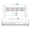 Qnap Rail KIT A03 Series Max. Load 57 KG - RAIL-A03-57