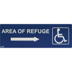 Viking Electronics ARS-DRB100 Blue Right Arrow Area of Refuge Sign