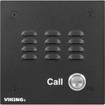 Viking E40BK Analog Entry Phone Black Flush Mount Single Gang