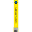 VoIP ADA Compliant Yellow Emergency Tower Phone with High Power LED Strobe/Beacon  Dialer  Voice Announcer  Surface Mount Only with Enhanced Weather Protection (EWP)