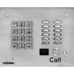 VoIP Stainless Steel Vandal Resistant Entry Phone with Keypad  Built-In Entry System and Analog Color Video Camera  Flush Mount with the included Rough-In Box or Surface Mount with an Optional VE-6x7 with Enhanced Weather Protection (EWP)