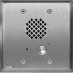 VoIP Stainless Steel Entry Phone with Automatic Disconnect & Blue LED  Flush Mounts in a Double Gang Box or Surface Mount with an Optional VE-5x5 with Enhanced Weather Protection (EWP)