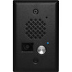 Textured Black Entry Phone with Color Video Camera  Auto Disconnect  Blue LED  Flush Mounts in Single Gang Box or Surface Mount with an Optional VE-3x5 with Enhanced Weather Protection (EWP)