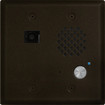 Oil Rubbed Bronze Entry Phone with Color Video Camera  Auto Disconnect  Blue LED  Flush Mount in a Double Gang Box or Surface Mount with an Optional VE-5x5