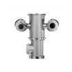 Pelco ESCE1-2X40V24-RLU-1 2MP Bispectral PTZ Camera front view with pan-tilt-zoom lens
