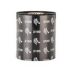 Zebra Wax Ribbon 80mmx450m (3.15inx1476ft) 2100; High Performance 25mm core 12/box - 02100BK08045
