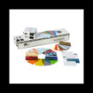 Zebra white composite cards 30 mil without optical brightener (for use with YMCUvK) - 104524-104
