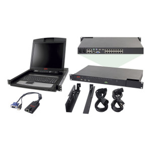 APC by Schneider Electric PTO 2X1X16 IP KVM W/ 17IN RACK - KVM-BN001