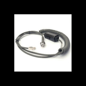 Zebra Cable RS232 9ft. 2.8m Coiled Verifone Ruby. - CBA-R28-C09ZAR