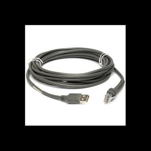 Zebra Cable USB: Series A Connector 15ft. 4.6m Straight. - CBA-U10-S15ZAR