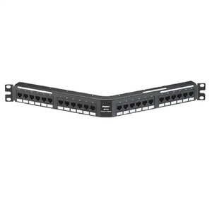 Panduit PATCH PANEL 72 PORT ANGLED BL - CPPLA72WBLY