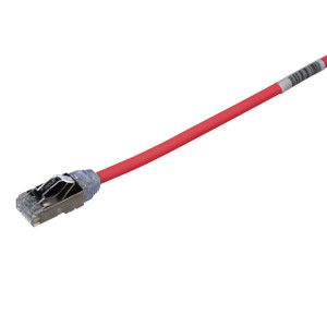 Panduit CAT6A 28AWG SHIELDED PATCH CORD CM/LSZH RED 1 - STP28X1.5MRD