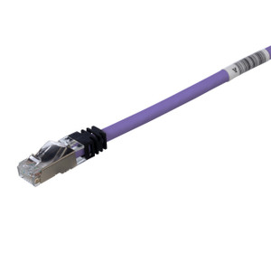 Panduit 10FT COPPER PATCH CORD CAT 6A VIOLET S/FTP CABLE NC/NR - STP6X10VL