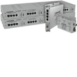 Comnet Sixteen-Channel Ethernet over COAX with Pass-through PoE - CLFE16EOC