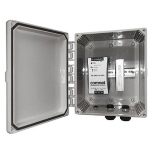 Comnet Base enclosure kit includes enclosure mounting brackets DIN-Rail 1 x 3/8 NPT Gland 2 - CNEE1