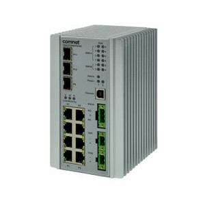 Comnet Hardened 3 FX SFP 100/1000/2500Mbps FX + 8 Port 10/100Mbps TX Ports Managed - CNGE3FE8MSPOE