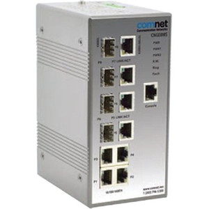 Comnet Commercial Grade 28 Port Gbps Managed Switch 24 10/100/1000Mbps TX Ports - CWX28F4T24MPB