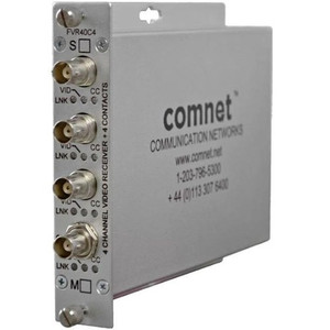 Comnet 4-Channel Digitally Encoded Video Receiver - FVR40SFP