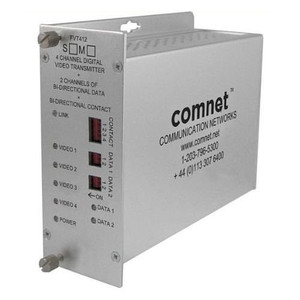Comnet 4-Channel Digitally Encoded Video Transmitter + 4 Bi-directional Data Channels - FVT4014S1
