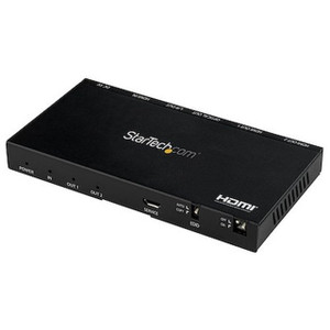 StarTech 2-PORT HDMI Splitter (1X2) 4K W/ Scaler - ST122HD20S