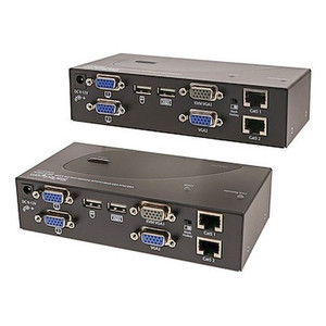 StarTech USB Dual VGA Over CAT5 KVM Extender - SV565DUTPU