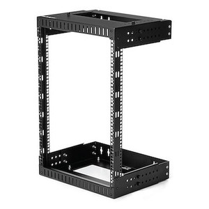 StarTech 2-POST 15U Open Frame Network Rack With - RK15WALLOA