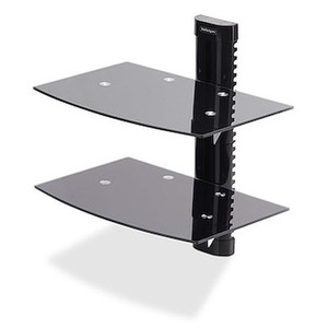 StarTech Dual Floating Wall-mounted AV - 2B-WALL-MOUNT-SHELF