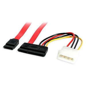 StarTech Storage Cable - LP4 SATA Left Connector - - SATA18POW