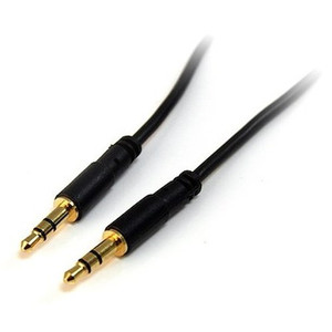 StarTech 6FT Slim 3.5MM Stereo Audio Cable -m/m -this - MU6MMS