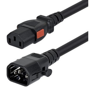 StarTech 10FT Heavy Duty Power Extension - C14LC13L14G15ABK10FT
