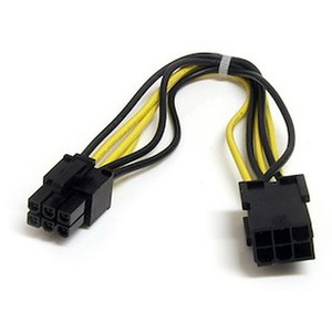 StarTech 8IN 6 PIN PCIE Power Extension Cable - PCIEPOWEXT