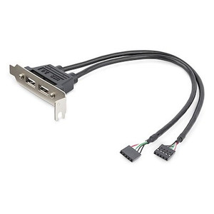 StarTech USBPLATELP - 2 Port USB A Low Profile Slot Plate