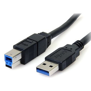 StarTech USB Cable - USB Type-a Left Connector - - USB3SAB10BK