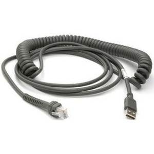 Datalogic 90A052066 USB Type A Enhanced Coiled Power Cable