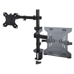 StarTech This Black Monitor AND Laptop - A2-LAPTOP-DESK-MOUNT