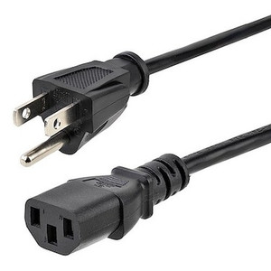 StarTech 6FT (1.8M) Universal Power Cord W/ NEMA - PXT101146