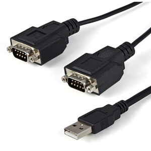 StarTech Dual-port USB TO Serial RS232 Adapter - - ICUSB2322F