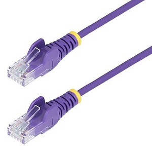 StarTech 5FT Purple Slim CAT6 Ethernet Cable - N6PAT5PLS
