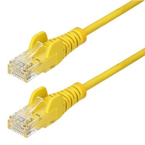 StarTech 10FT Yellow Slim CAT6 Ethernet Cable - N6PAT10YLS