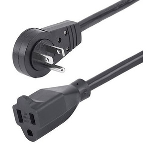 StarTech 3FT (1M) Power Extension Cord - 360&DEG; - RTPAC1013