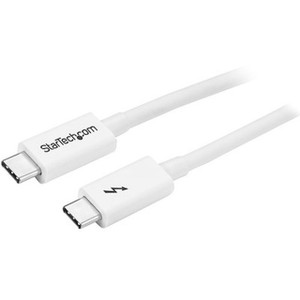 StarTech 3.3FT (1M) Passive Thunderbolt 3 Cable - - TBLT3MM1MW