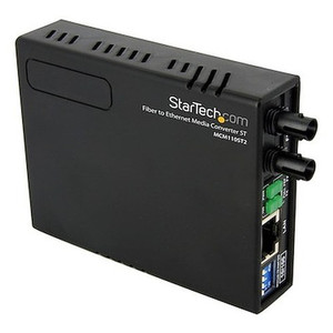 StarTech MM Fiber Ethernet Media Converter ST 2KM - MCM110ST2
