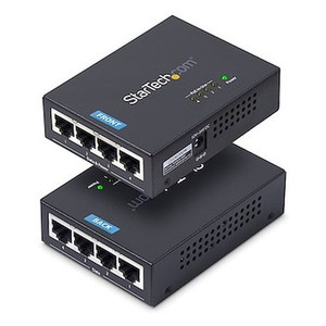 StarTech 4-PORT Gigabit Midspan POE+ Injector - POEINJ4G-US