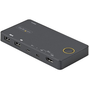 StarTech 2 Port Usb-a + Hdmi/usb-c KVM Switch 4K - SV221HUC4K