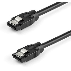 StarTech 0.3 M Round SATA Cable With Straight - SATRD30CM