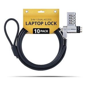 StarTech 10-PACK Laptop Cable Lock With - UDUOKA10-LAPTOP-LOCK