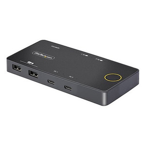 Startech 2-Port USB-C Kvm Switch Single-4K - C2-H46-UC2-Pd-Kvm