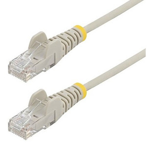 StarTech 2FT Gray Slim CAT6 Ethernet Cable Snagless - N6PAT2GRS