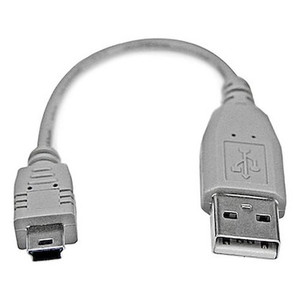 StarTech 6IN Mini USB 2.0 Cable - A TO Mini B - THE USB2HABM6IN